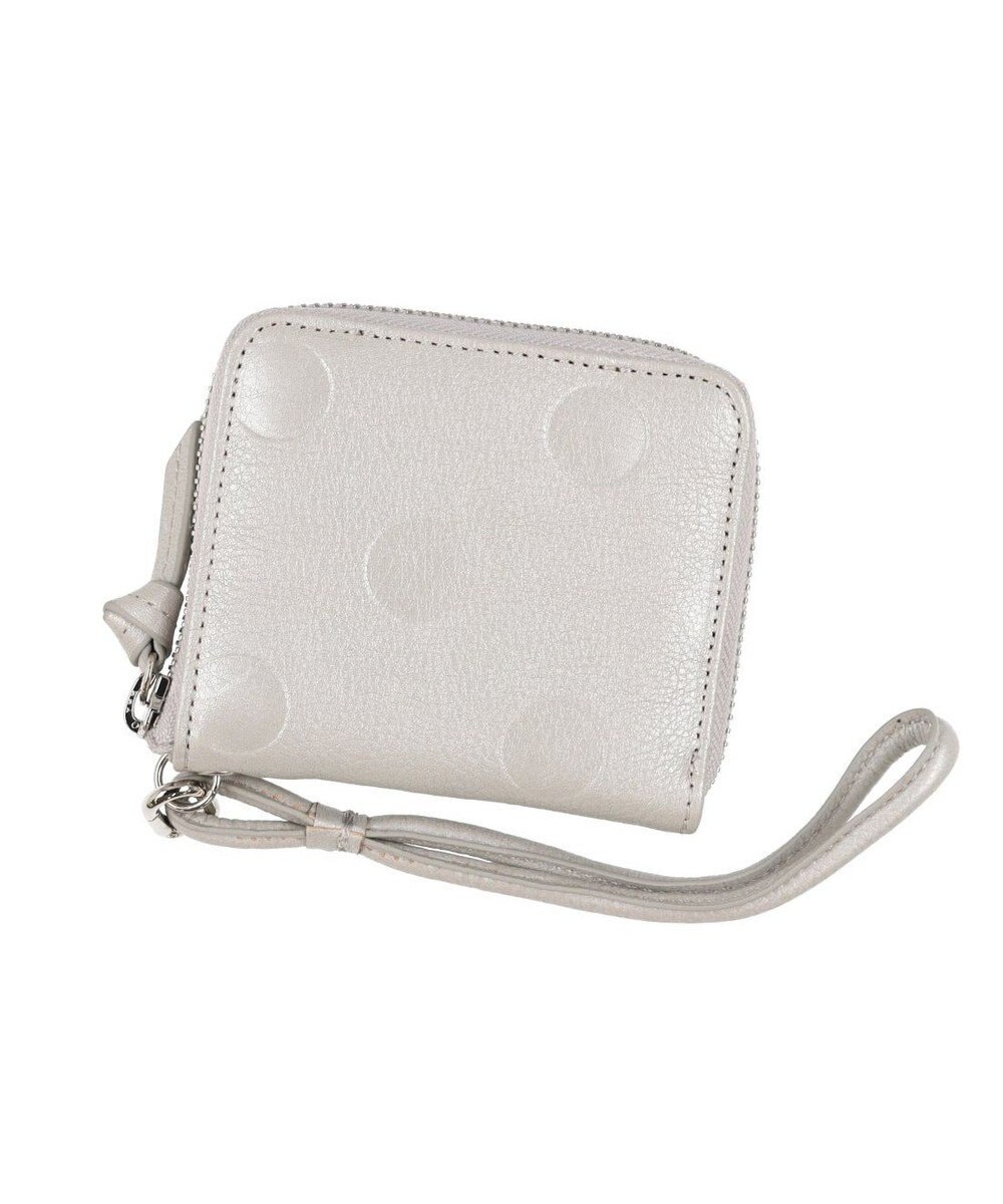 UNBILLION ペルケ perche / ドット型押しパームフィットストラップウォレット 