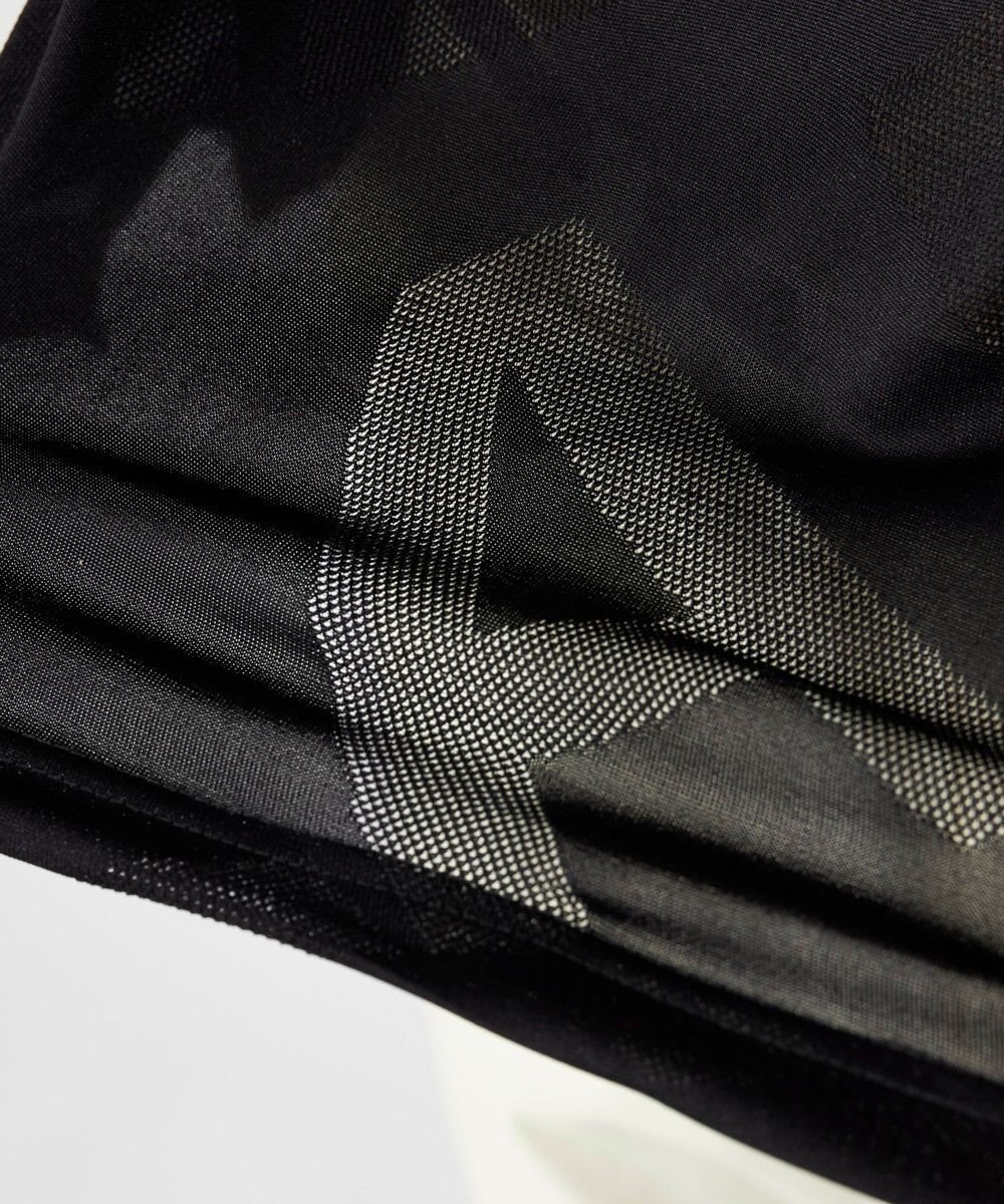 FILA GOLF／marie claire 【FILA GOLF】メッシュ加工ビックロゴ半袖ポロシャツ 