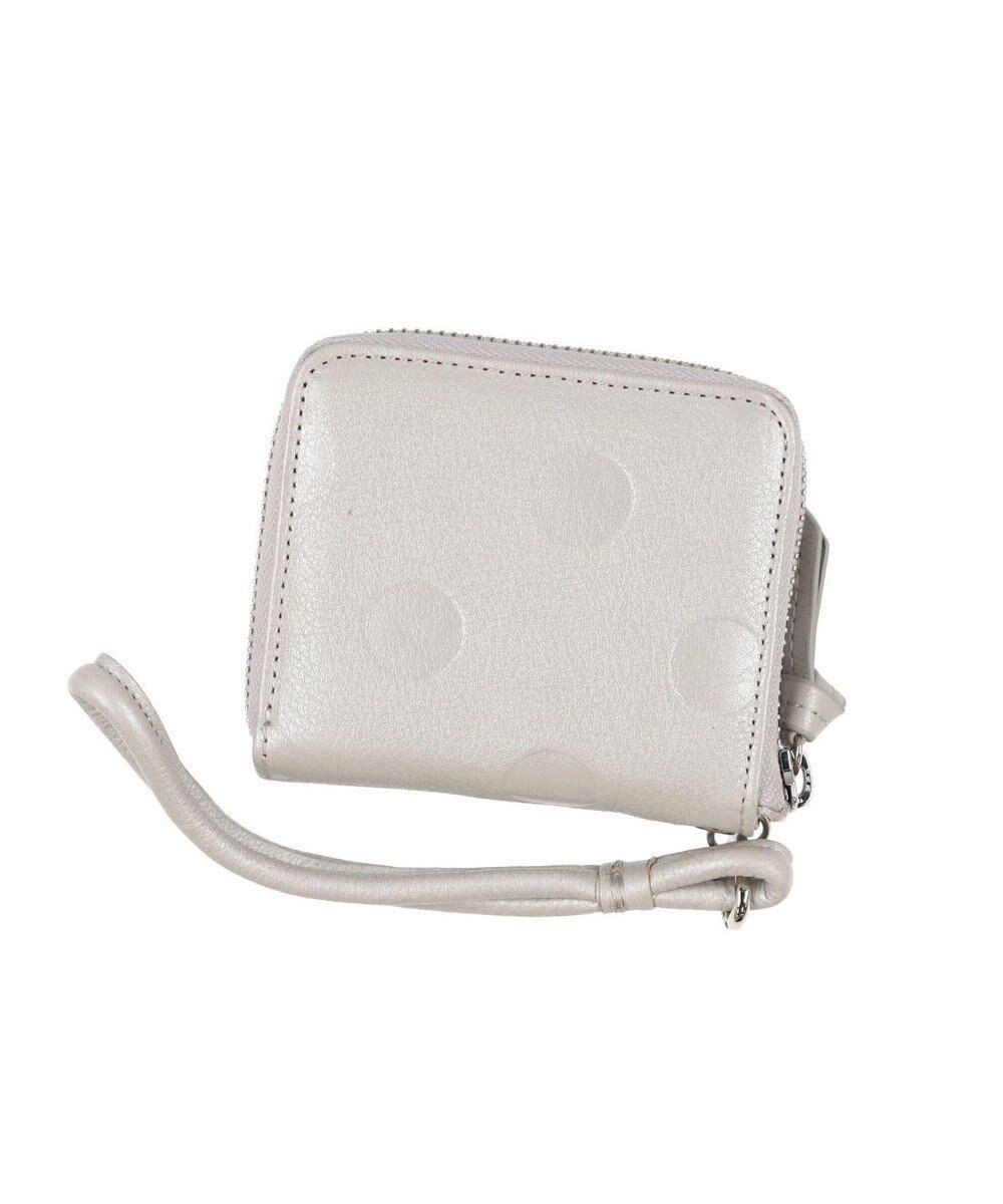 UNBILLION ペルケ perche / ドット型押しパームフィットストラップウォレット 