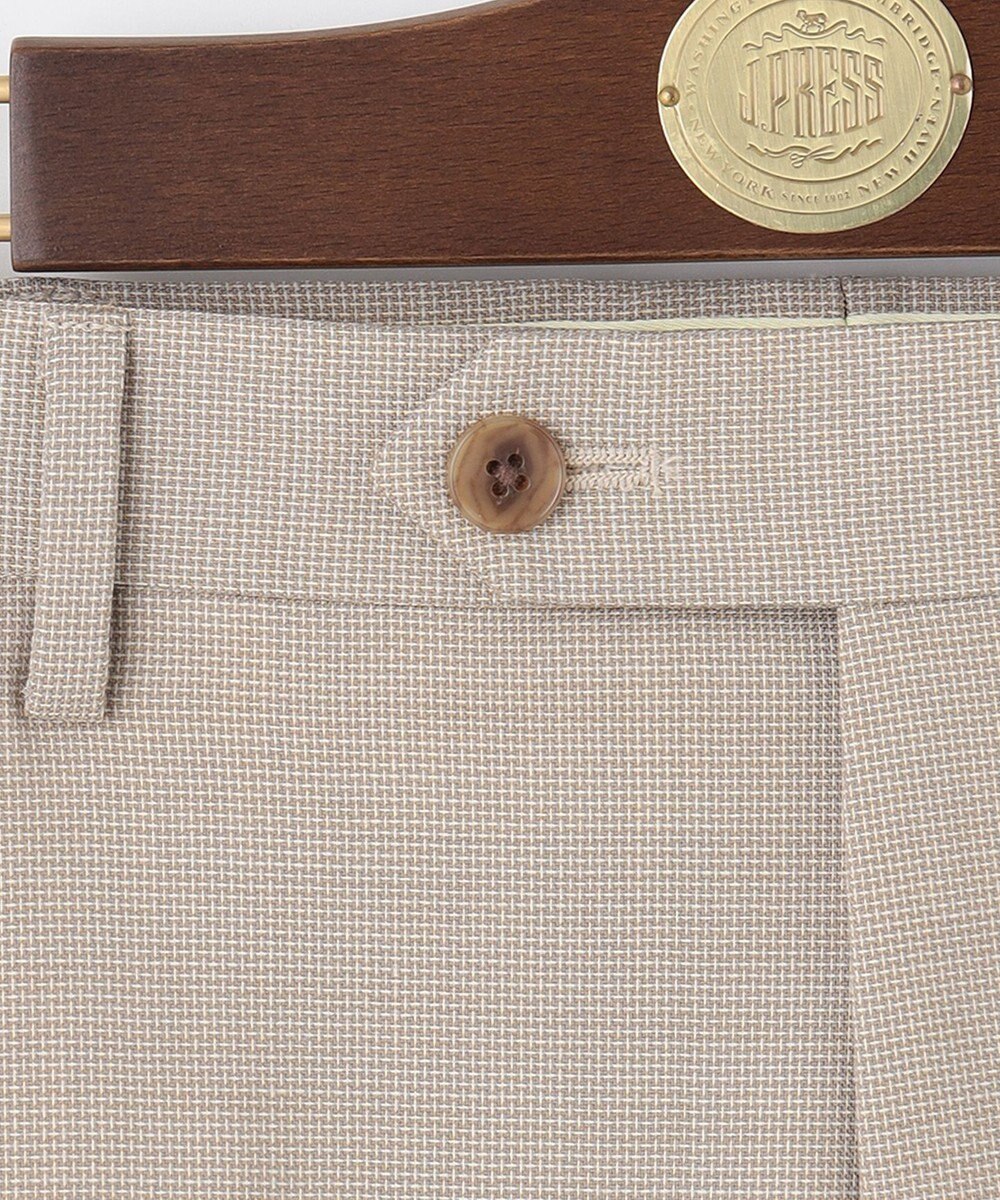J.PRESS MEN 【PEPPIN MERINO COMFORT】ジオメトリックドビー スラックス 