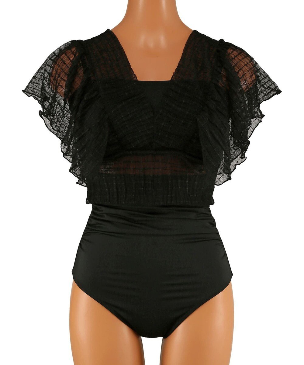 San-ai Resort（三愛水着楽園） フリルスリーブノンワイヤービキニ　9M　【San-ai Resort（サンアイリゾート）】 