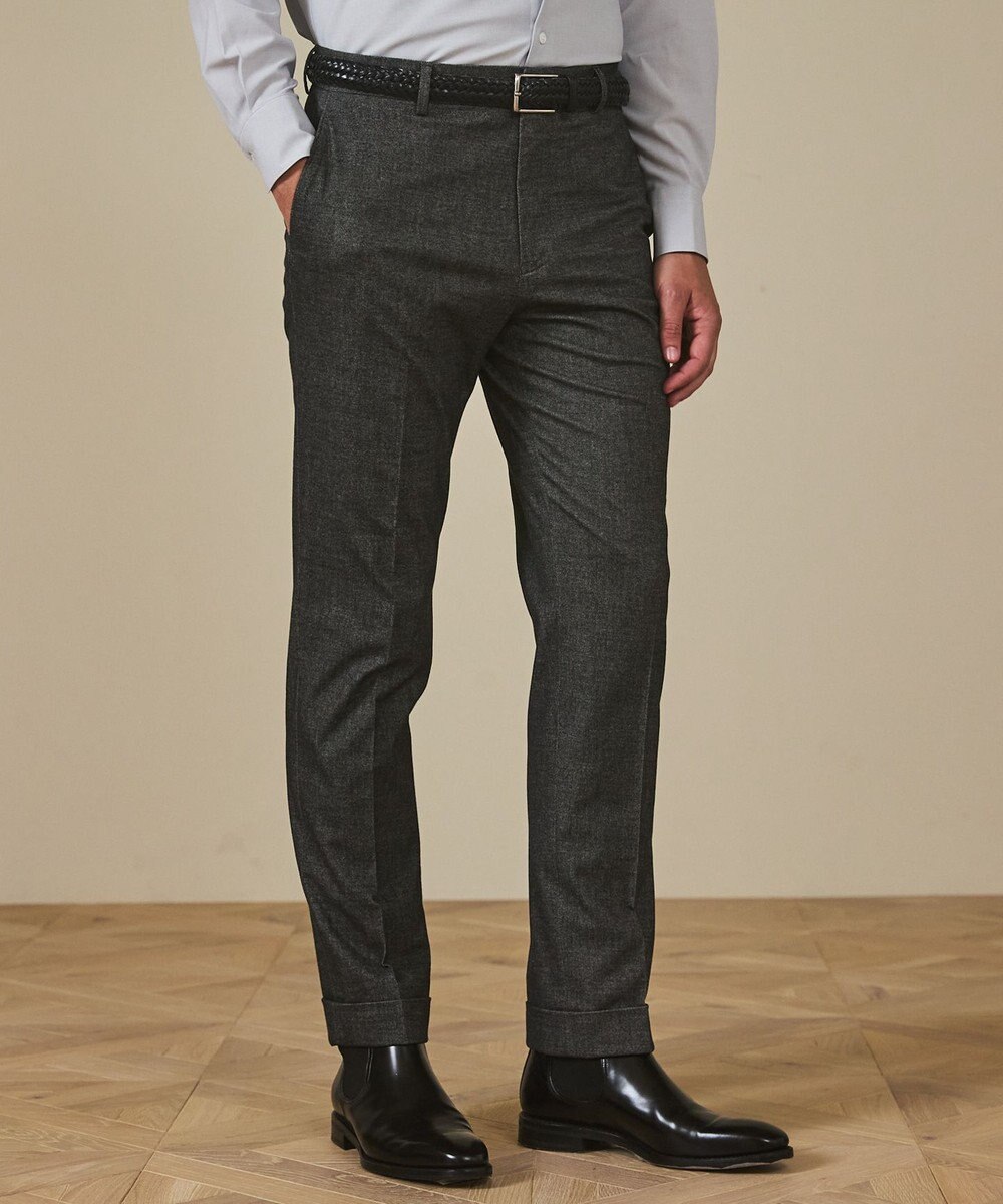 GOTAIRIKU 仕事で着られる 秋冬の綿パン【ストレッチ】コットンモールスキンストレッチパンツ 