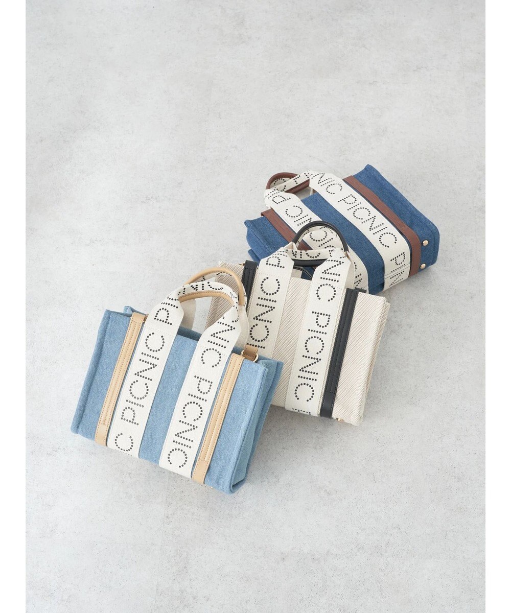 earth music&ecology ロゴテープミニトート 