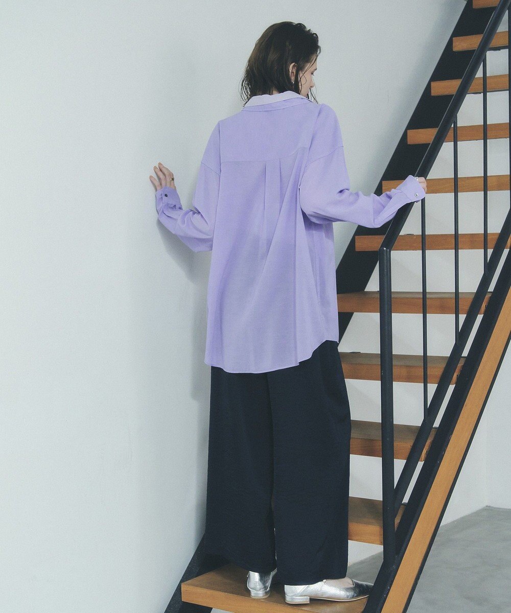 YECCA VECCA シアーレイヤードシャツ 