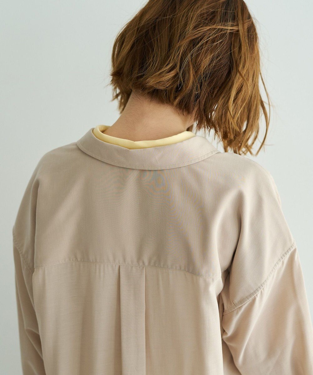 YECCA VECCA シアーレイヤードシャツ 