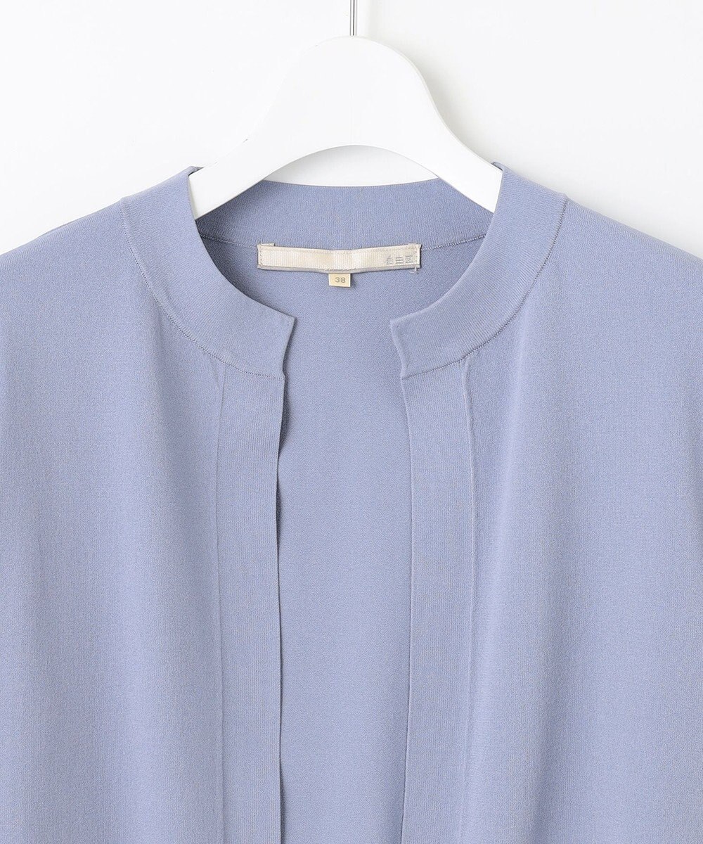 自由区 【洗える・XSサイズあり】クレープストレッチ カーディガン 