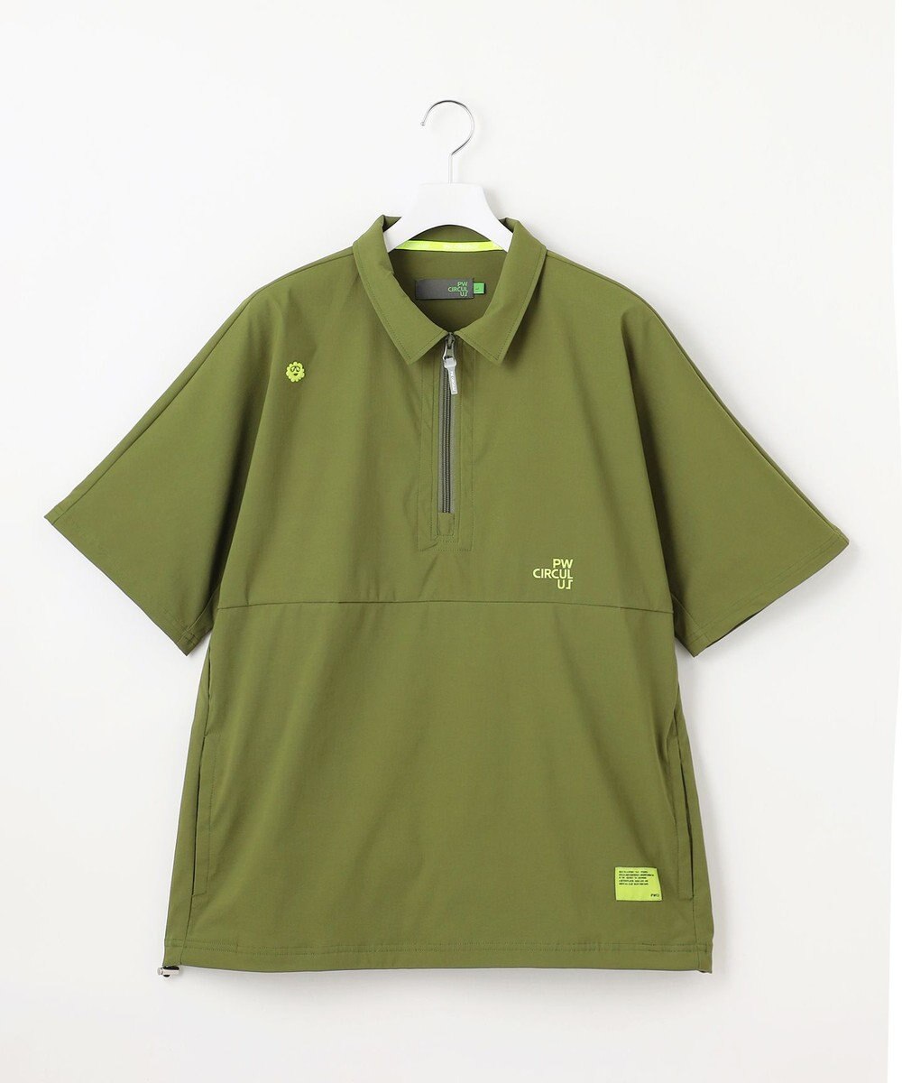 PW CIRCULUS 【撥水加工/ ストレッチ】【MEN】ハーフジップシャツ ゴルフ 