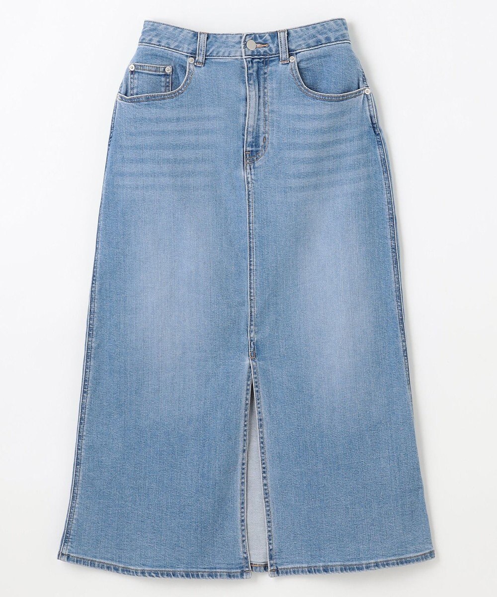ANY L フロントスリットデニムスカート 