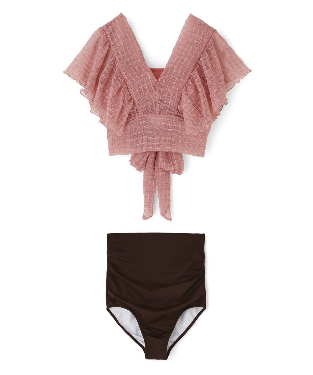 San-ai Resort（三愛水着楽園） フリルスリーブノンワイヤービキニ　9M　【San-ai Resort（サンアイリゾート）】 