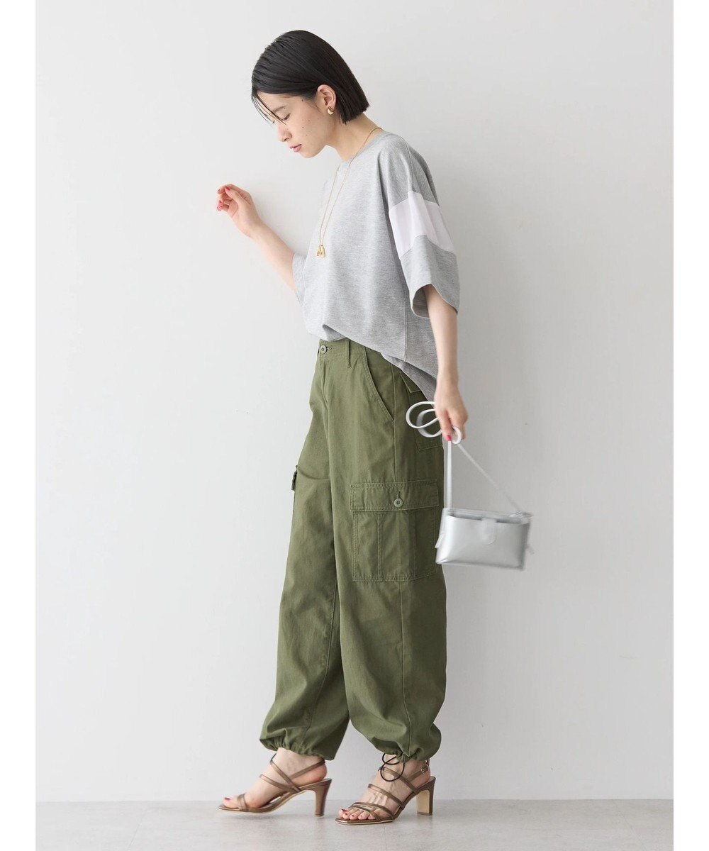 AMERICAN HOLIC 異素材ラインカットプルオーバー2 