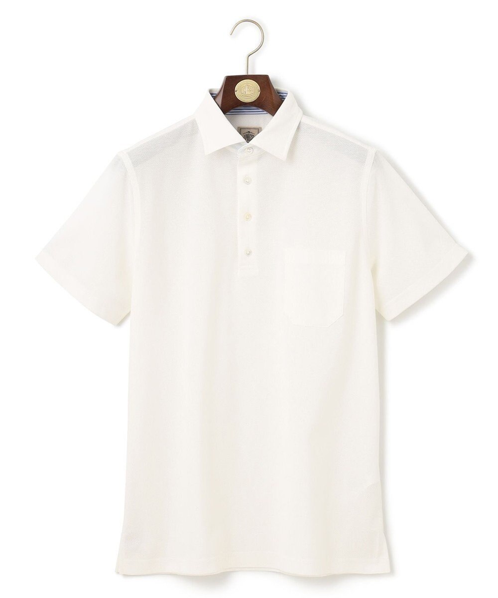 J.PRESS MEN 【ビジネスおすすめ / 吸水速乾】ドレスハニカム ポロシャツ 