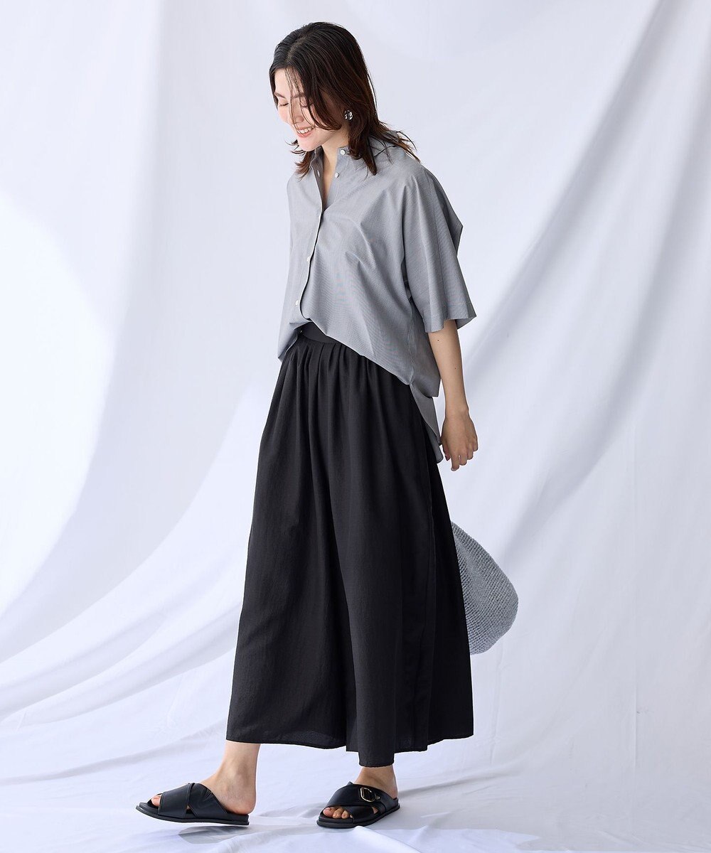 ANY 【接触冷感/UVカット/抗菌防臭/速乾】エニィファンクション半袖シャツブラウス 