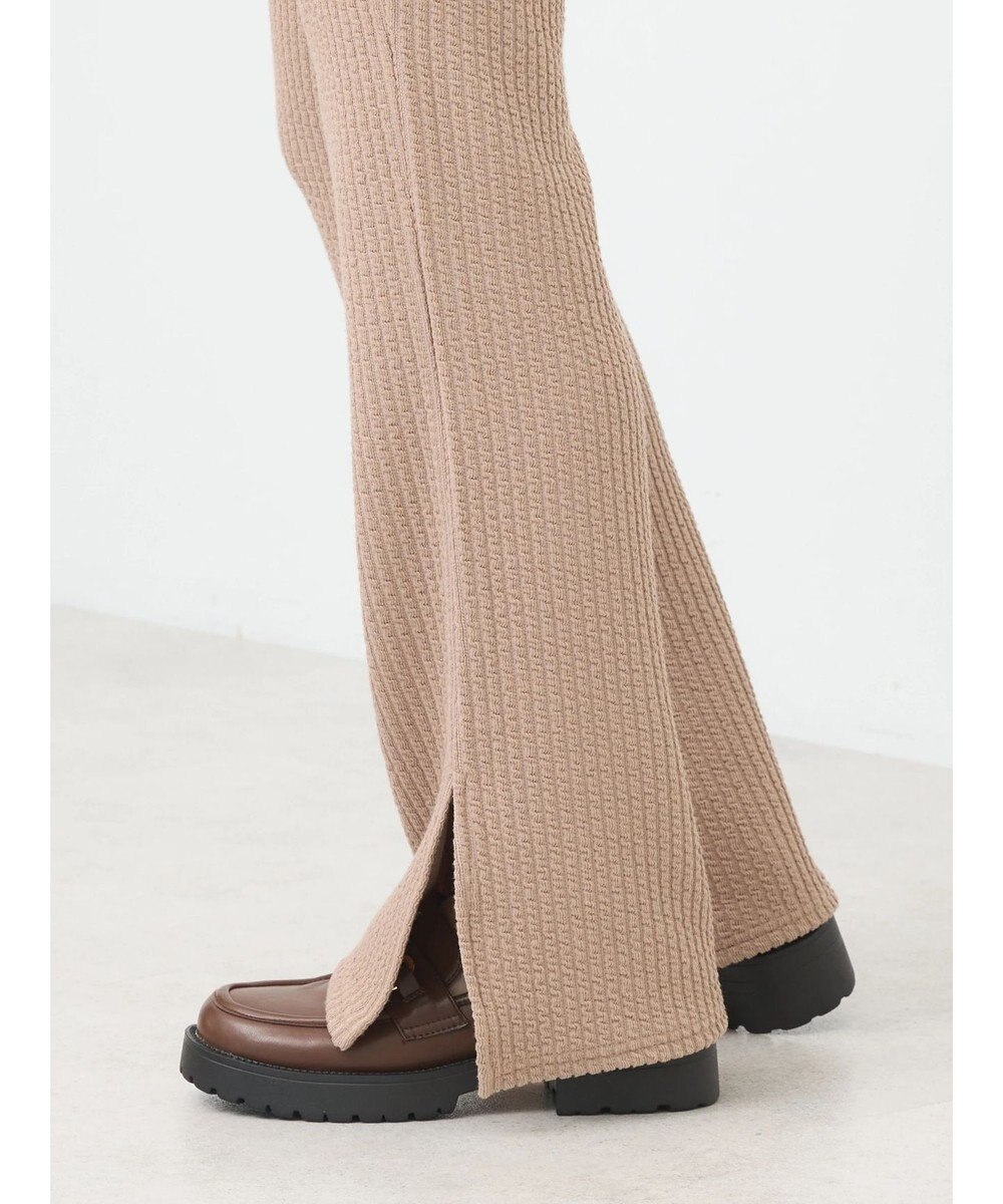 earth music&ecology ぽこぽこスリットパンツ 