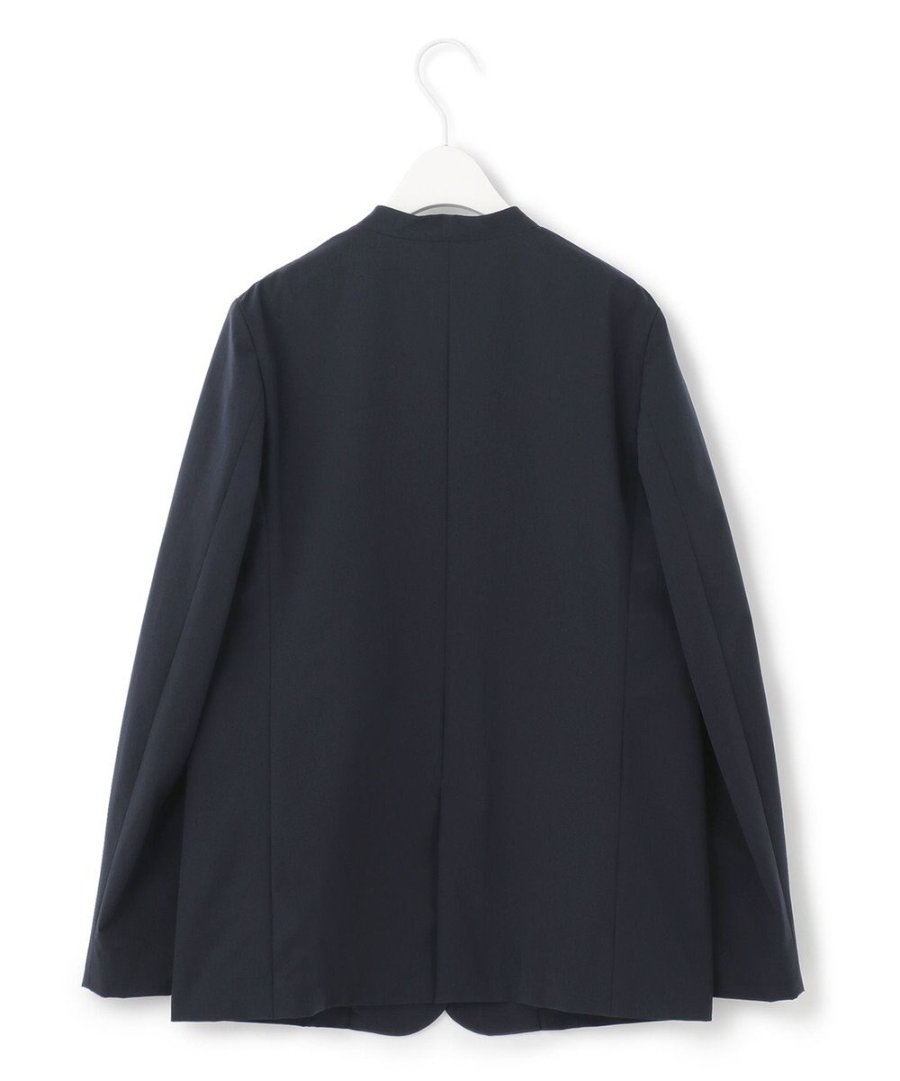 ICB 【UVカット・洗える】4WAYストレッチタフタ ノーカラージャケット 