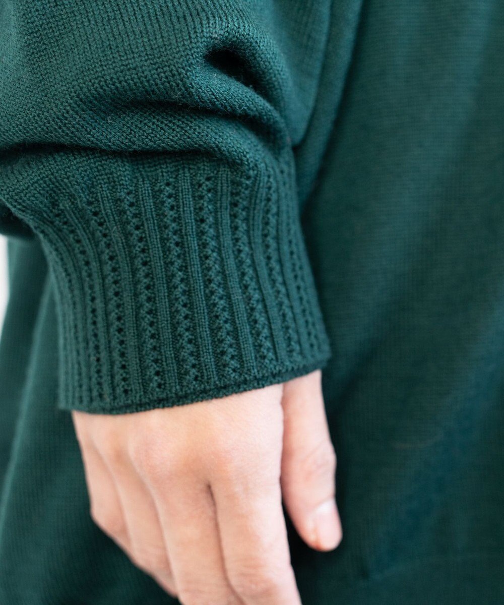 muuc エクストラファインメリノ・V襟オーバーサイズカーディガン 