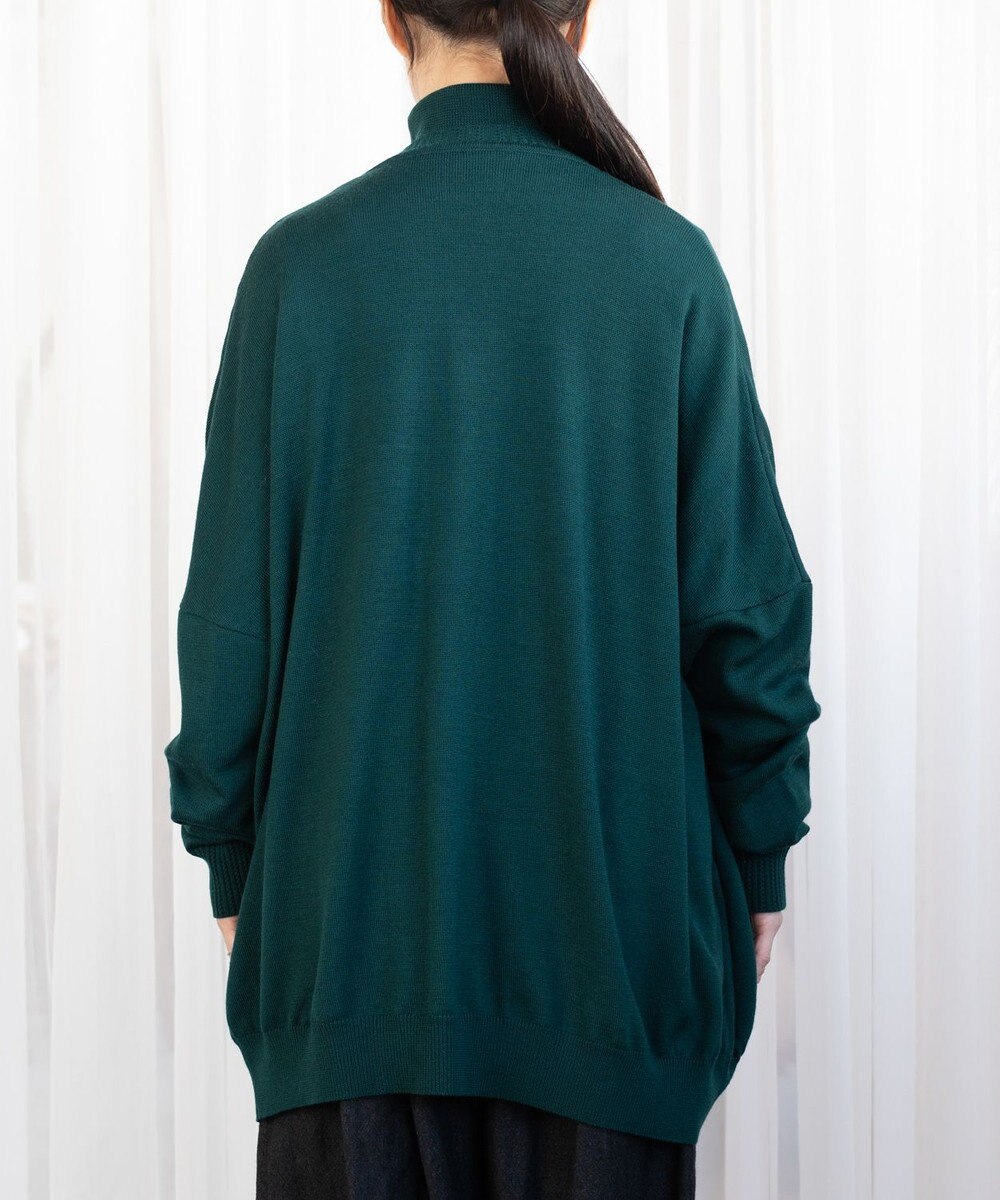 muuc エクストラファインメリノ・V襟オーバーサイズカーディガン 