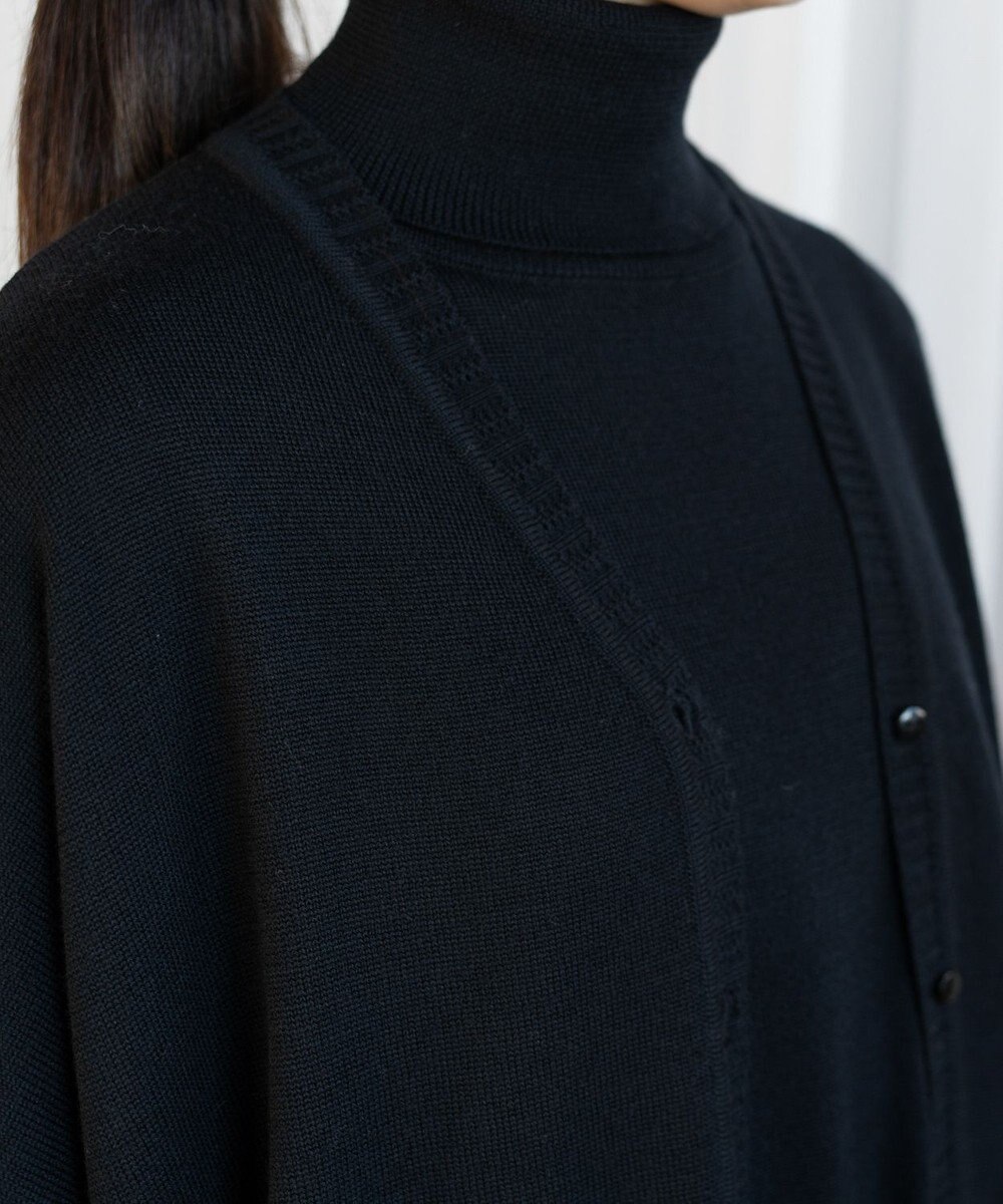 muuc エクストラファインメリノ・V襟オーバーサイズカーディガン 