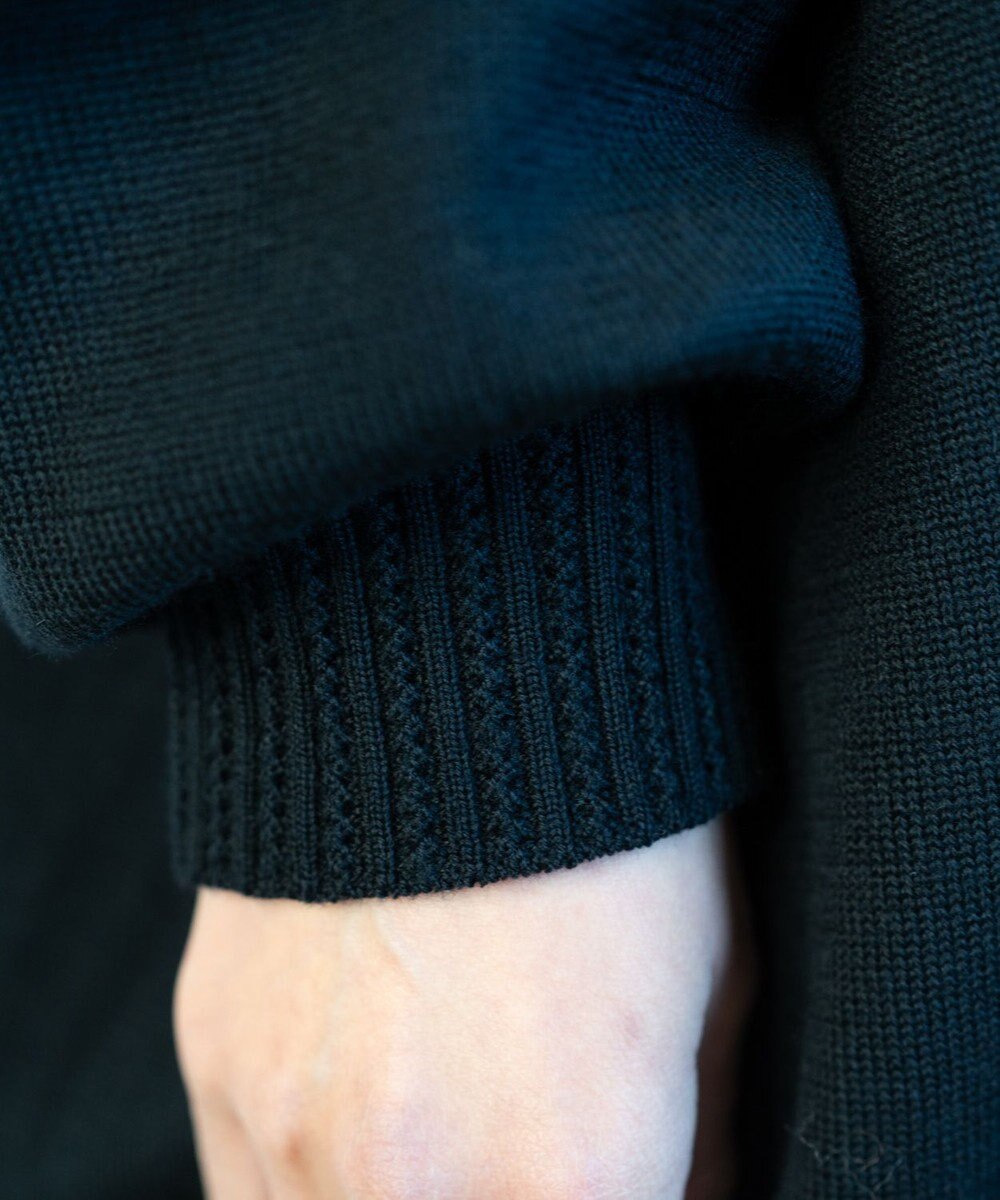 muuc エクストラファインメリノ・V襟オーバーサイズカーディガン 