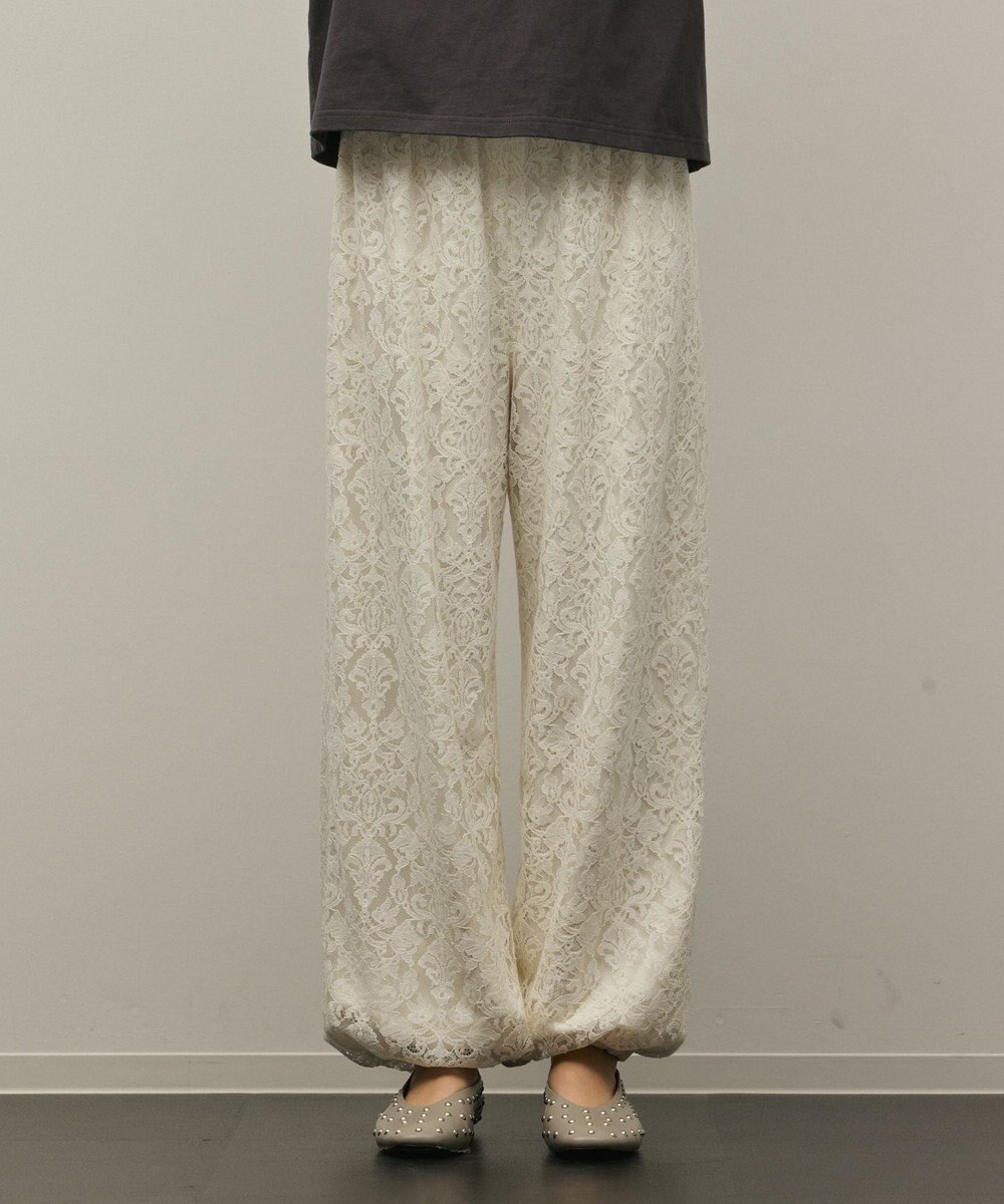 GRACE CONTINENTAL レースバルーンパンツ 
