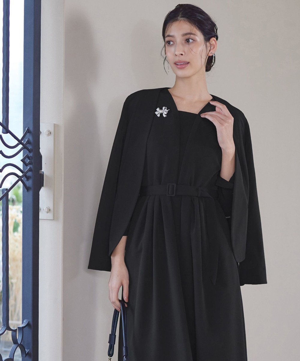 Tiaclasse L 【ダブルクロス・洗える】カラーレスジャケット 