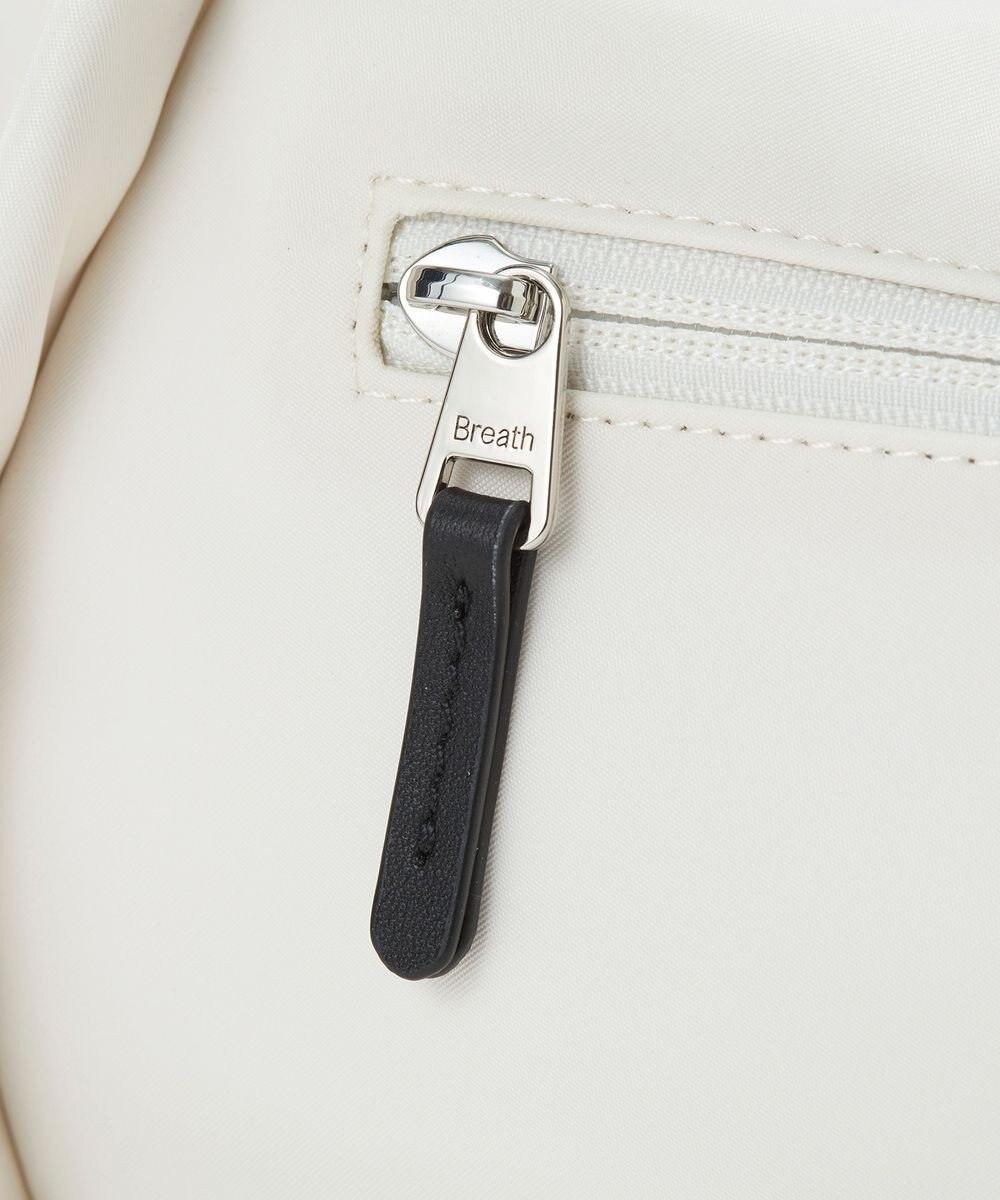 TOPKAPI 【Breath TOPKAPI】【撥水】ツヤ ナイロン ショルダー付き ラウンド トートバッグ 