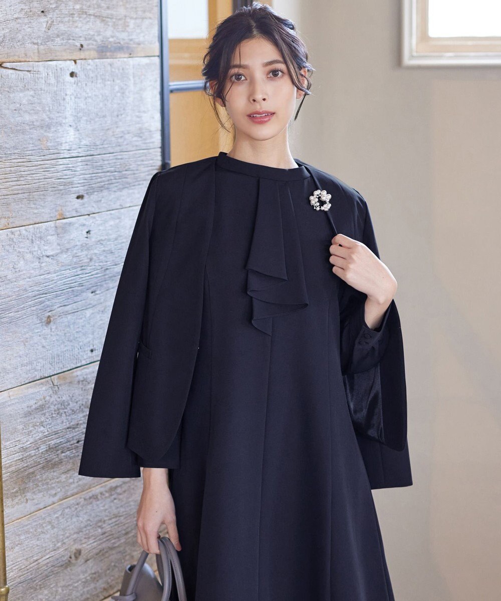 Tiaclasse L 【ダブルクロス・洗える】カラーレスジャケット 