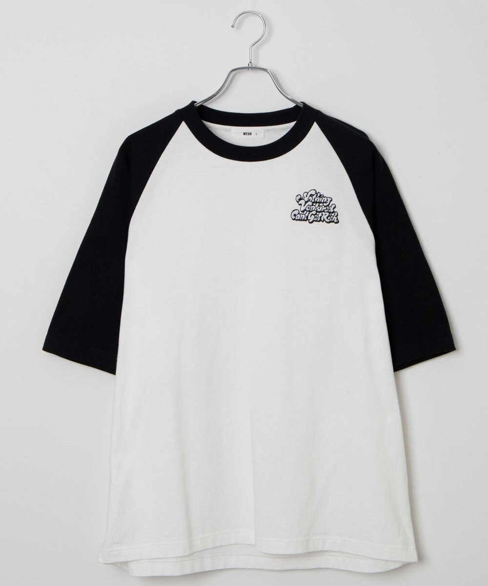 WEGO 【ユニセックス着用ITEM/】グラフィックラグランBIGT（S） 