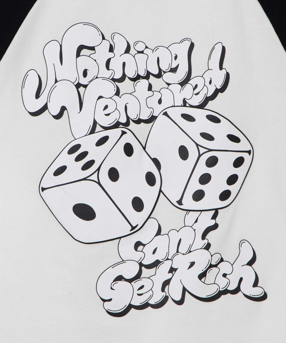 WEGO 【ユニセックス着用ITEM/】グラフィックラグランBIGT（S） 