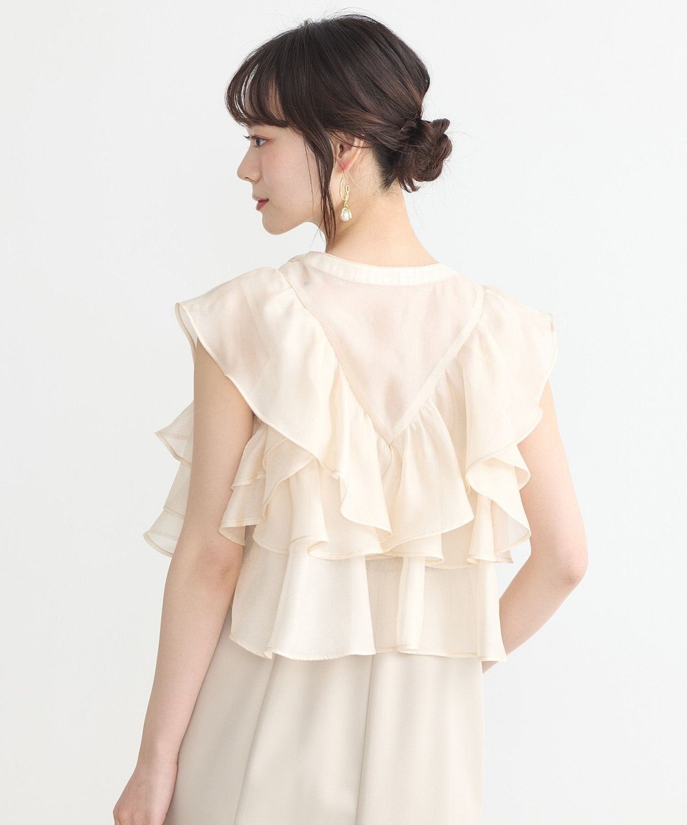 earth music&ecology SET2点フリルボレロ＋ナローワンピース 