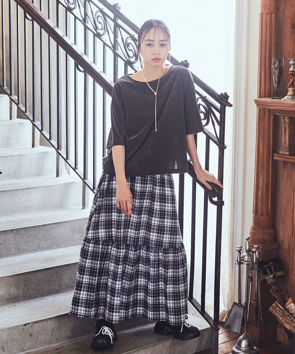 earth music&ecology シアーベロアＴｅｅ 