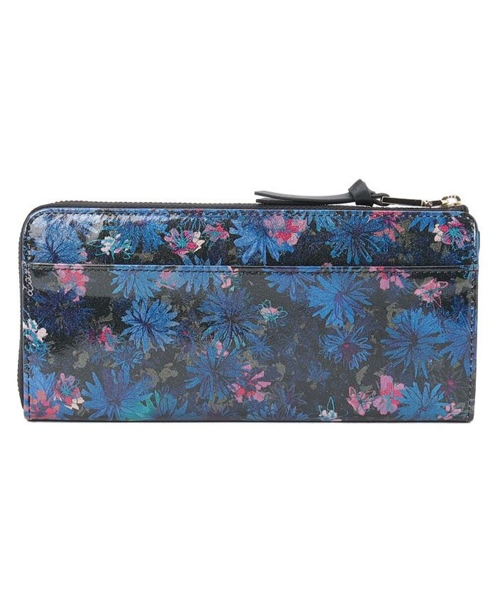 LANVIN en Bleu ブルーデイジー Lファスナー長財布 