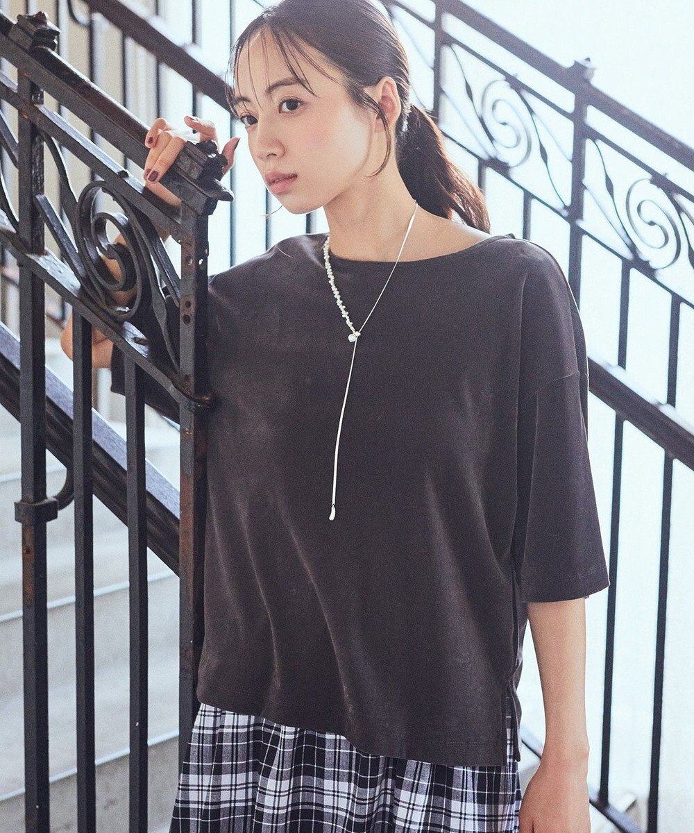 earth music&ecology シアーベロアＴｅｅ 