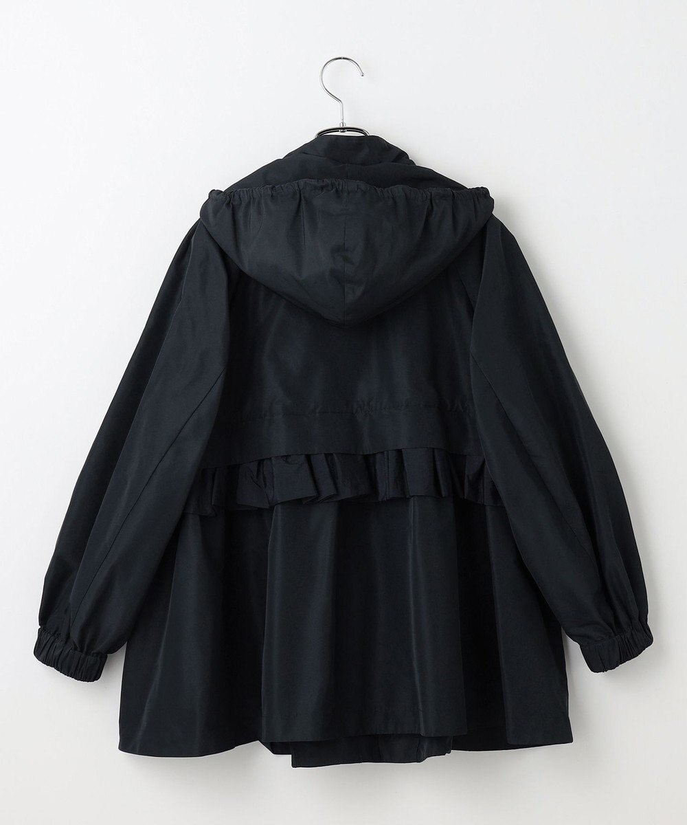 #Newans 【セレモニーにも】ラウンドフリルタフタブルゾン 