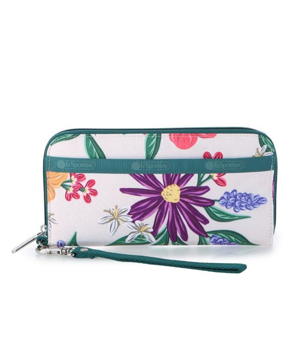 LeSportsac TECH WALLET WRISTLET/グラフィックフローラルアイボリー グラフィックフローラルアイボリー