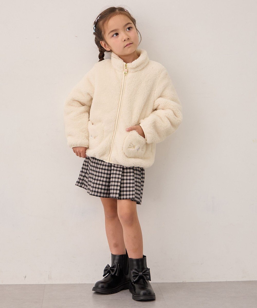 ANY KIDS リボンサイドゴアブーツ 