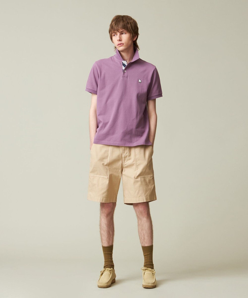 J.PRESS MEN 【大人気 / 10色展開】バックブル カノコレジメン ポロシャツ 