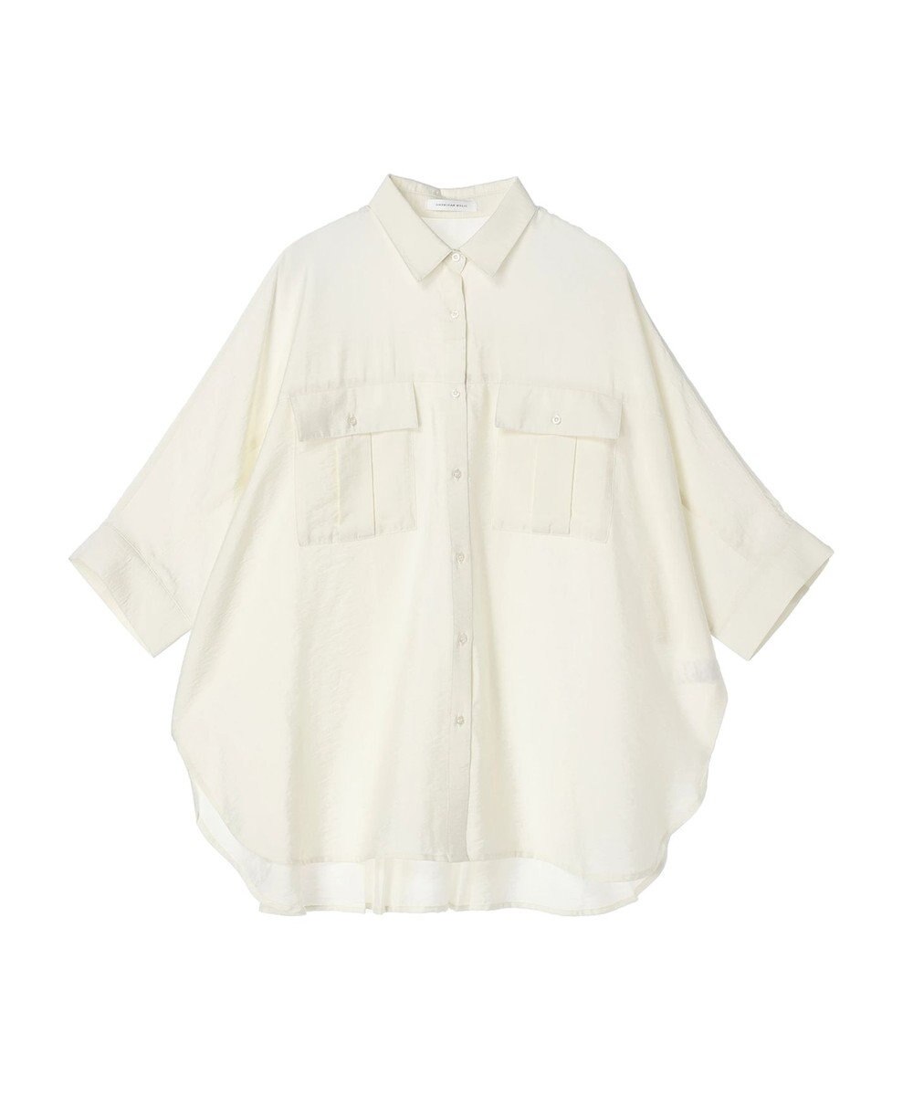 AMERICAN HOLIC 接触冷感Ｗポケットシャツチュニック 