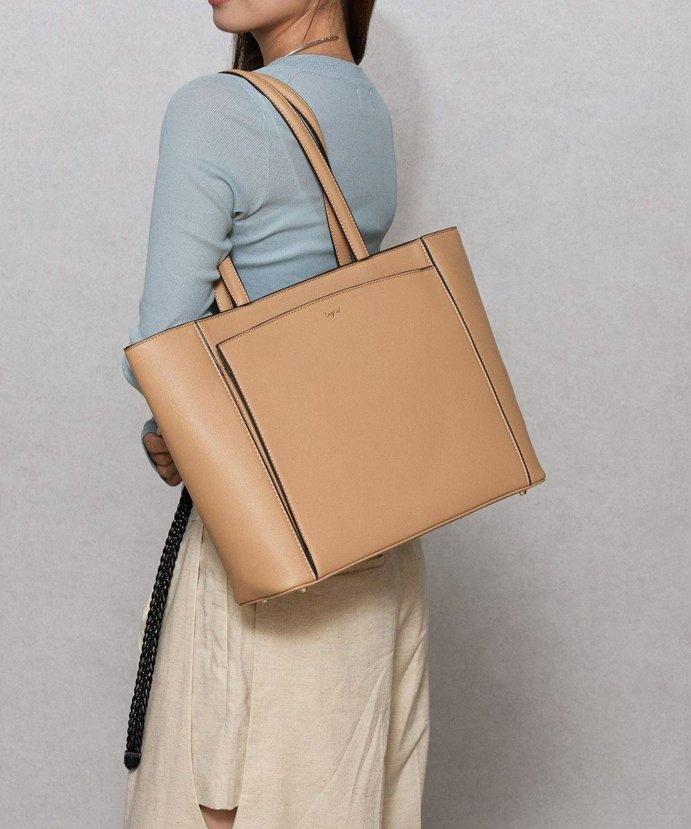 style code 【Ungrid/アングリッド】通勤 通学 リクルート　多機能マルチ　ラージA4トートバッグ 　多ポケット収納　キーリング付　タブレット保護ポケット付 