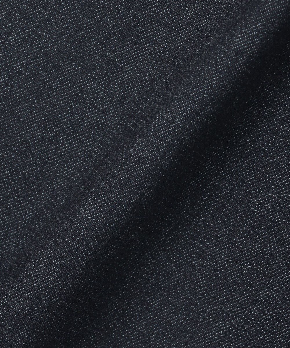 自由区 S 【洗える】365DENIMワイドストレート パンツ 