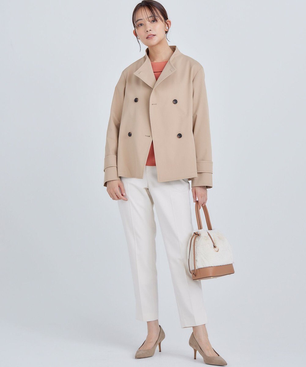 組曲 L 【WEB限定】2WAYライトトレンチ ショートコート 