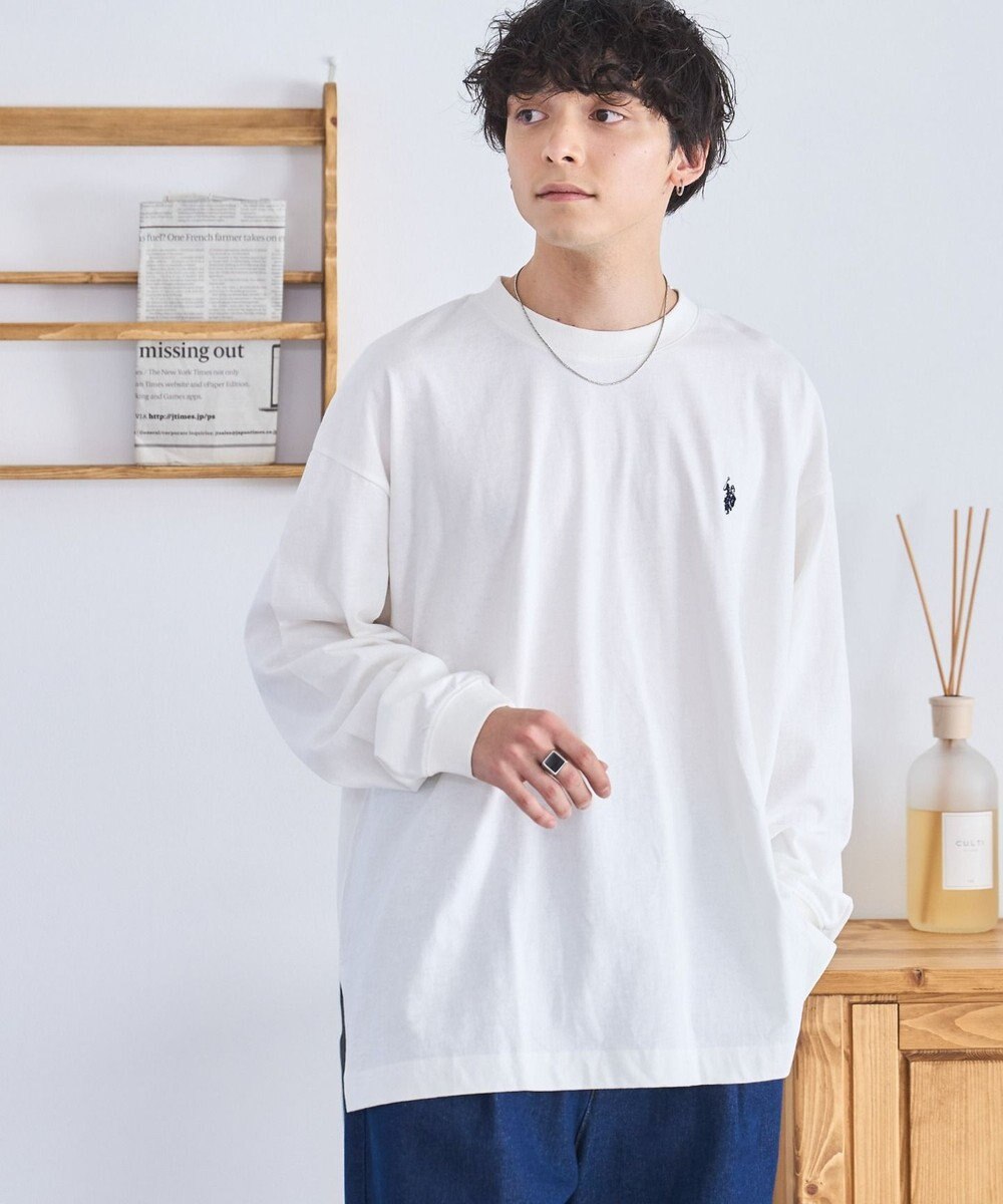 WEGO 【ユニセックス着用ITEM/MLサイズ展開】U.S. POLO ASSN.ワンポイント刺繍LST 