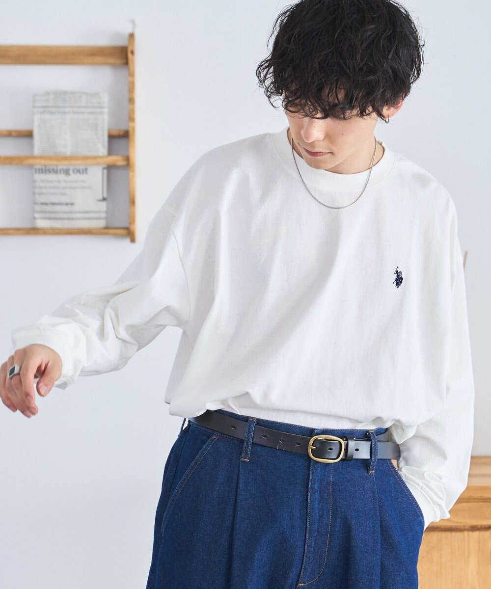 WEGO 【ユニセックス着用ITEM/MLサイズ展開】U.S. POLO ASSN.ワンポイント刺繍LST 