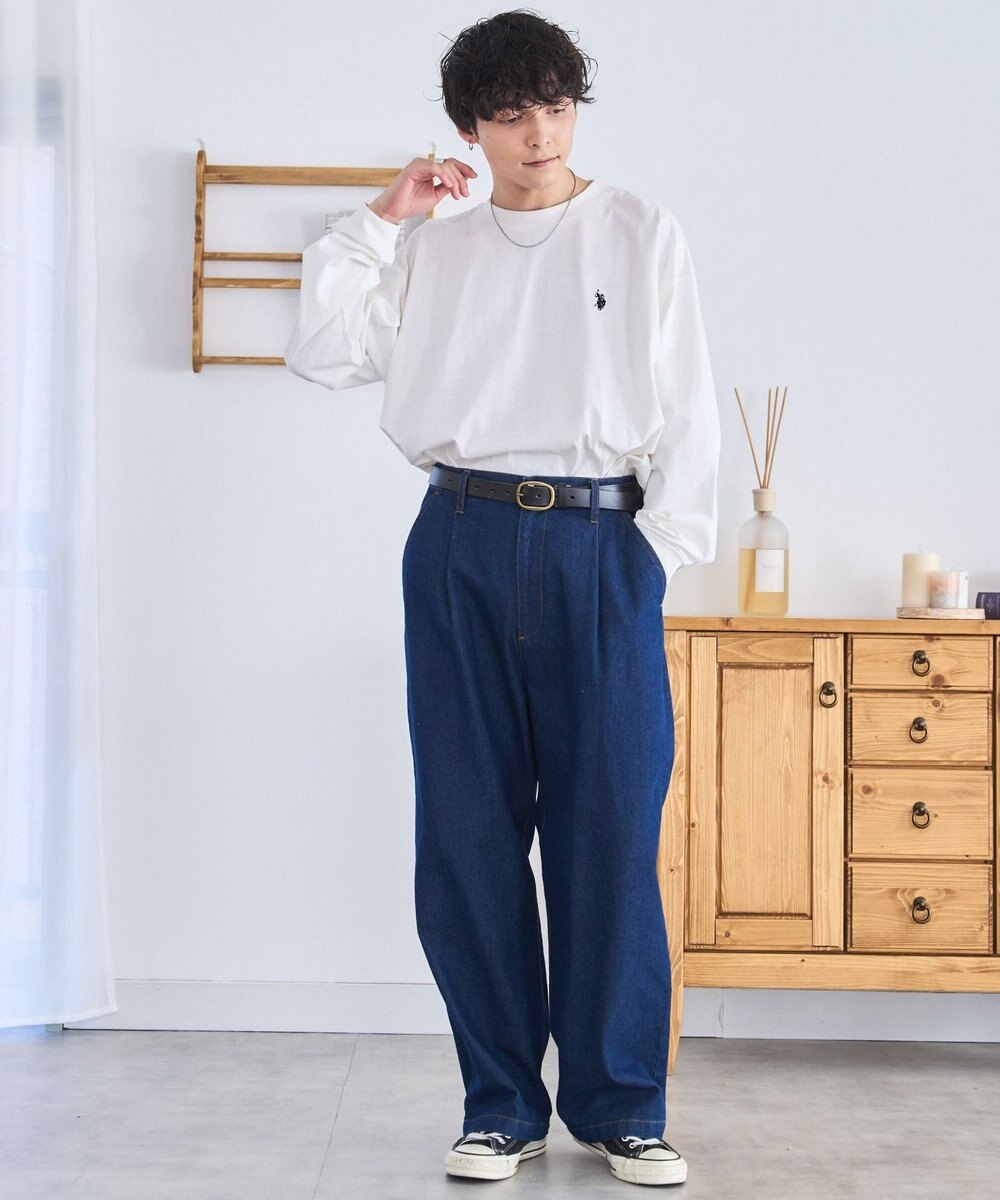 WEGO 【ユニセックス着用ITEM/MLサイズ展開】U.S. POLO ASSN.ワンポイント刺繍LST 