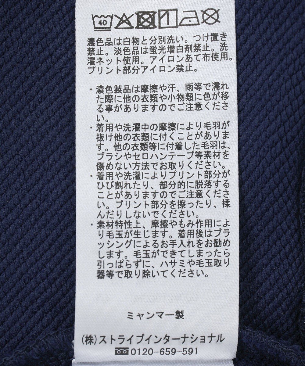 AMERICAN HOLIC カレッジロゴクラックプリント裏毛プルオーバー 