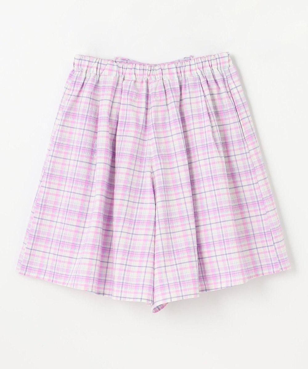 ANY KIDS チェック柄キュロット 