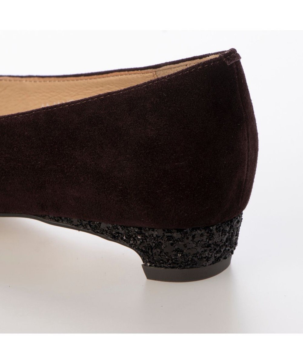 MODE ET JACOMO <MODE ET JACOMO>コンビファー付きフラットパンプス 