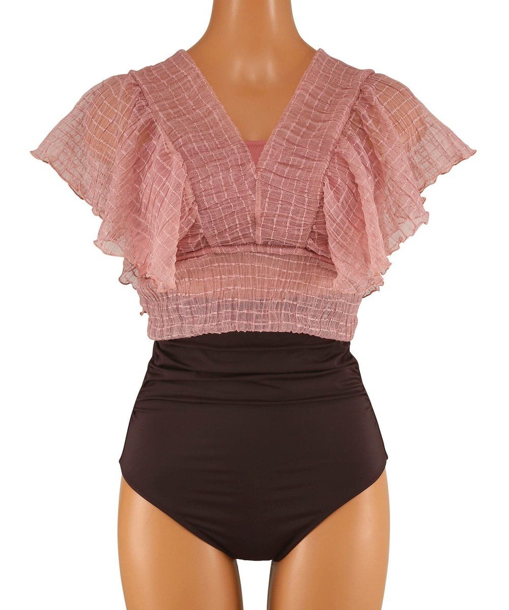 San-ai Resort（三愛水着楽園） フリルスリーブノンワイヤービキニ　9M　【San-ai Resort（サンアイリゾート）】 