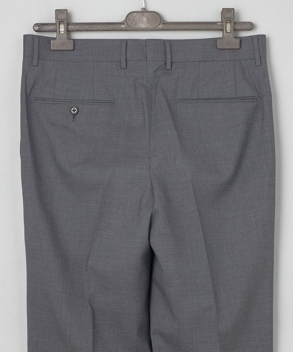 GOTAIRIKU ロングセラー【洗える/折り目加工/シワになりにくい/ウエストアジャスター】ウォッシャブル サマーウール100％パンツ_定番色(ノータック)25年モデル 