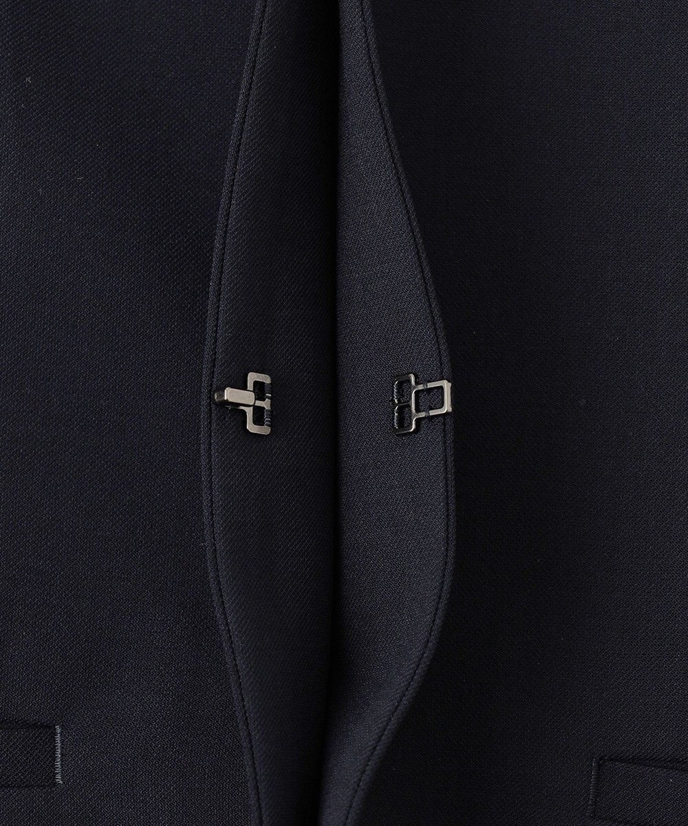 23区 S 【セットアップ対応/洗える】ドライツイル ノーカラー ジャケット 