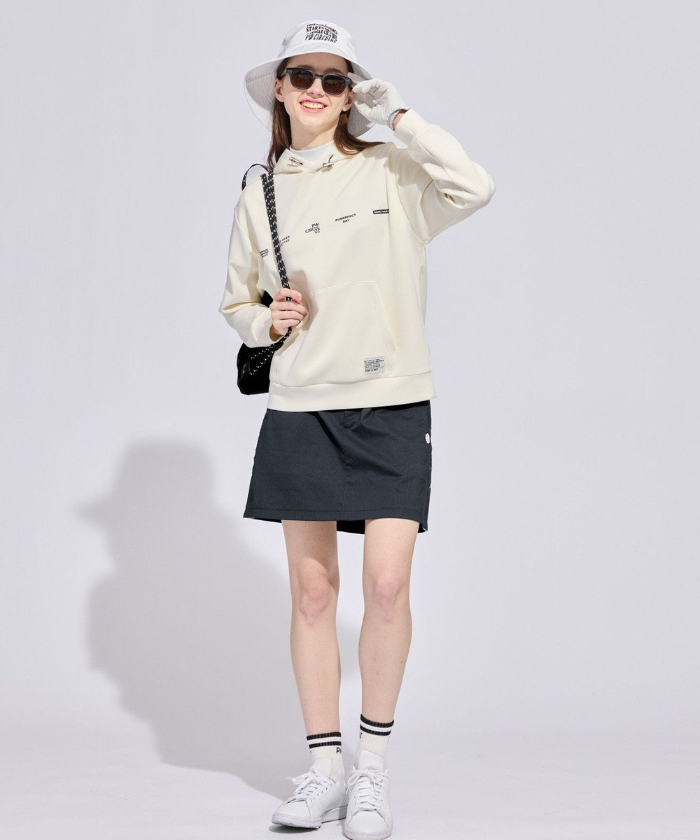 PW CIRCULUS 【WOMEN】サイドボタン デザインスカート ゴルフウェア レディース 